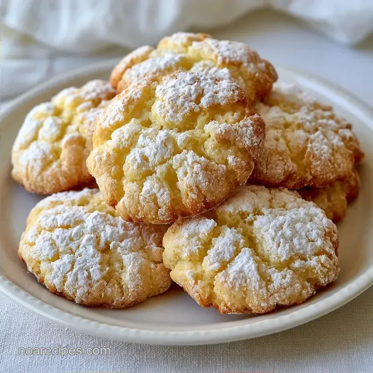 Light and Zesty Lemon Crinkle Cookies
