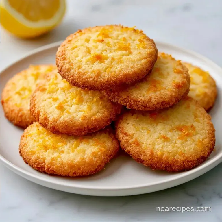 Easy Lemon Shortbread Cookies