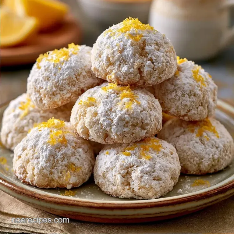 Light and Zesty Lemon Snowball Cookies