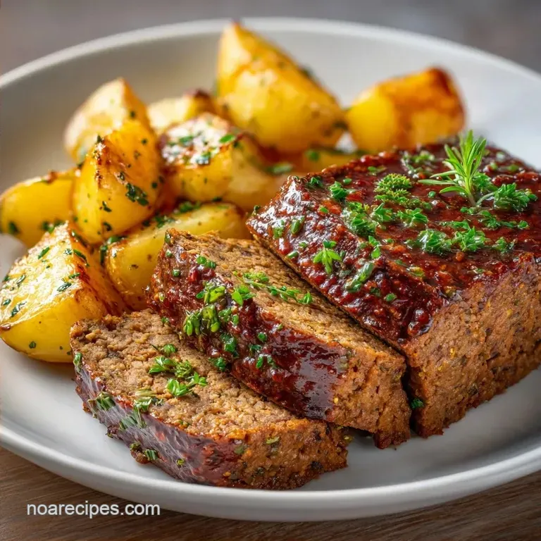 Meatloaf and Potatoes: Roasted Sheet Pan