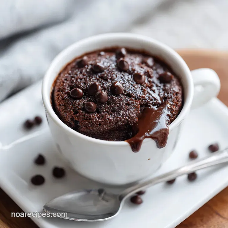 Chocolate Mug Cake: Fudgy and Rich
