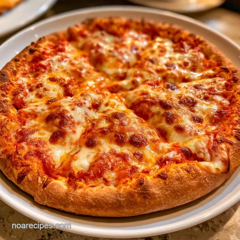 Four perfectly round, golden pizza crusts topped with melted mozzarella and fresh basil on a dark slate platter.