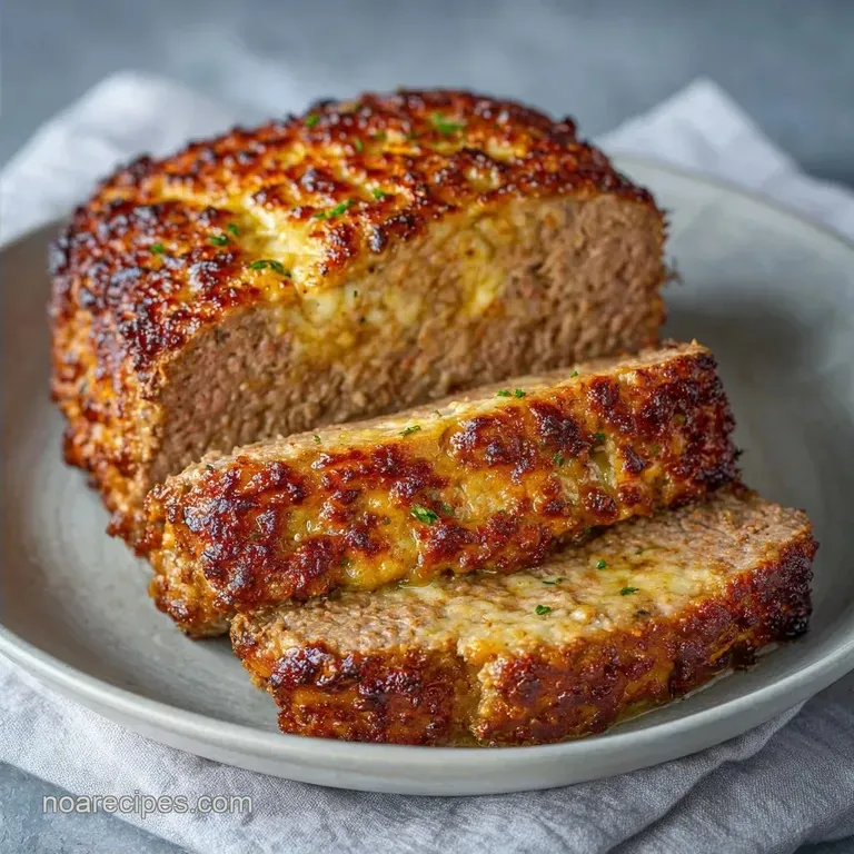 Simple Italian Meatloaf Bake: Cheesy and Tender