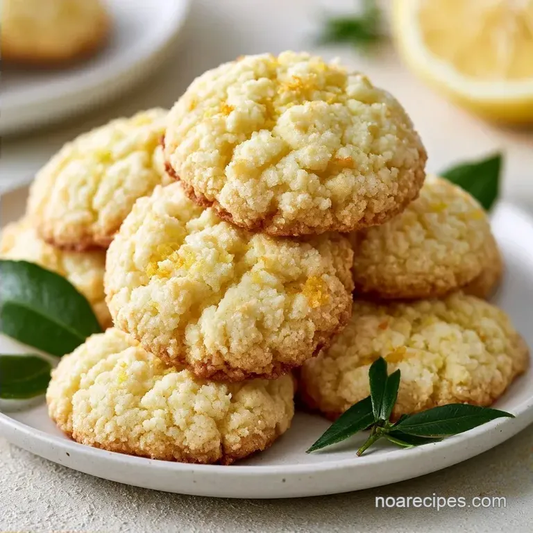 Soft Baked Lemon Cookies with Fresh Zest