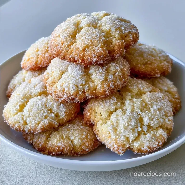 Chewy Soft Lemon Sugar Cookies