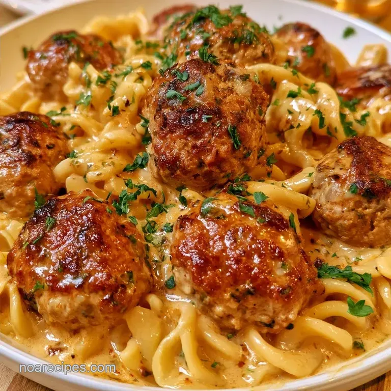 Swedish Meatballs with Noodles in 35 Minutes