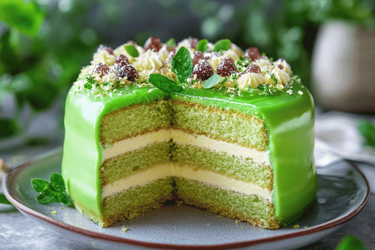 Swedish Princess Cake, Prinsesstårta, Royal Cake Recipe, Marzipan Cake