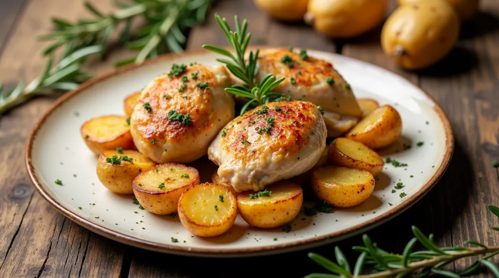 Chicken and potatoes 
